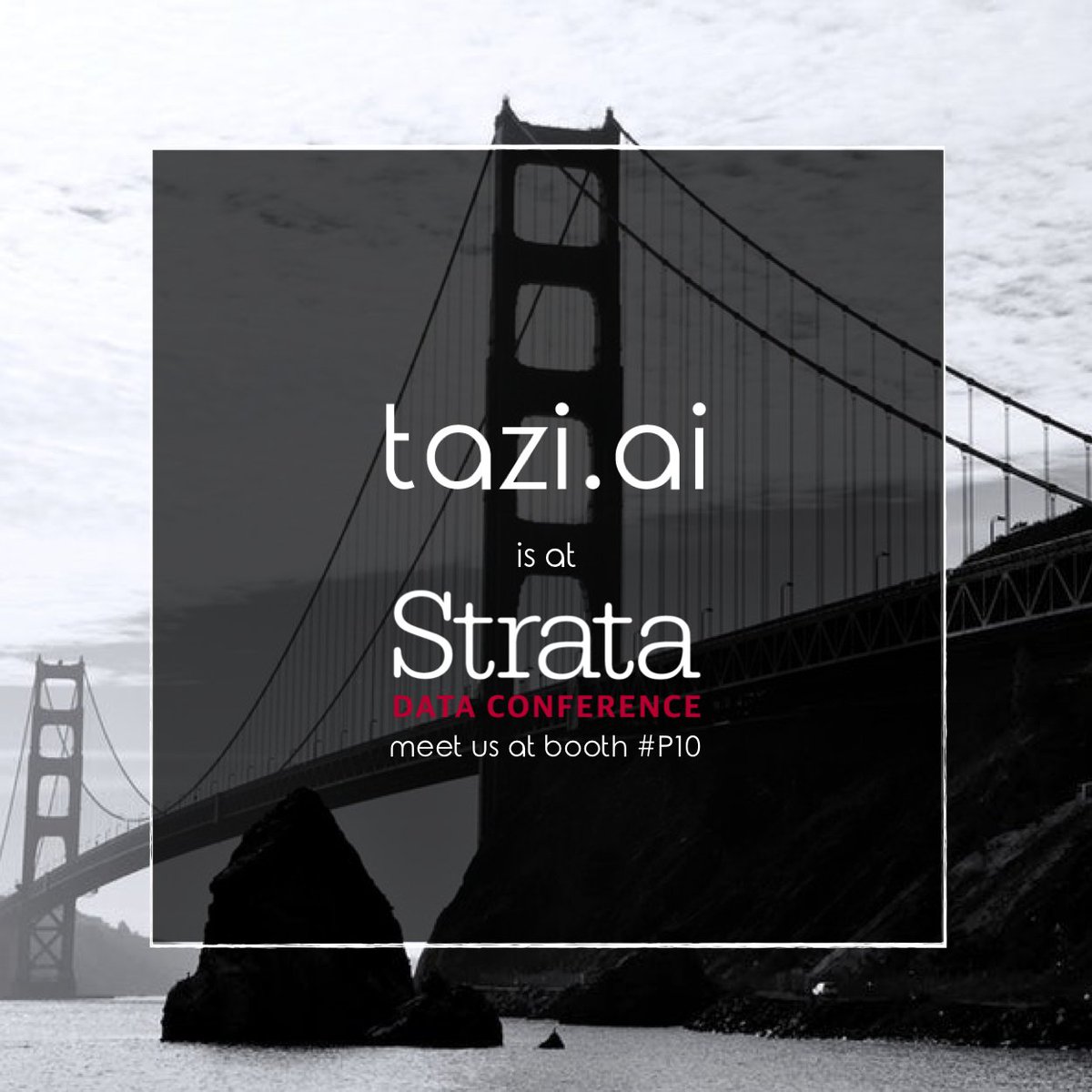 tazi_ai's tweet image. We are very excited to present our ML solutions that learn from data streams @strataconf #StrataData 🚀