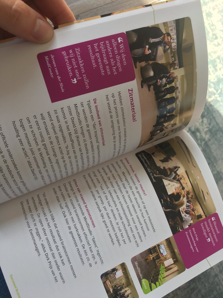 BuroBarcode's tweet photo. Succesvol brainstormen, hoe doe je dat? Event- en #vergaderlocatie @mindcenter geeft handige tips in deze uitgave waar we met velen uit de branche aan meewerkten. #otherfocus #betterresults https://t.co/1vP3eOKbOP