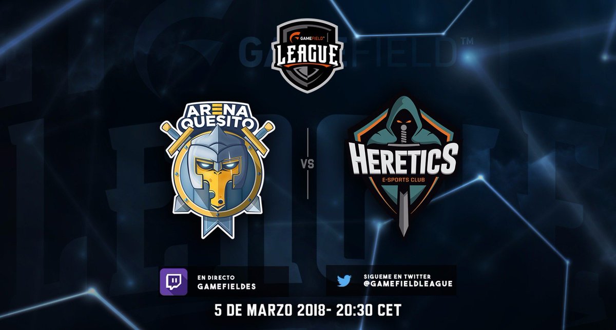 ArenaQuesitoGG's tweet photo. Hoy a las 20:30 🇪🇸 jugamos la 5 jornada de la #GamefieldLCR contra @TeamHeretics 

¿Continuaremos con nuestra racha de victorias y seguiremos lideres?🤔
📺https://t.co/vS0WQsZCXJ 

#QuesoProud 🧀💪 https://t.co/3jBI7sdddl