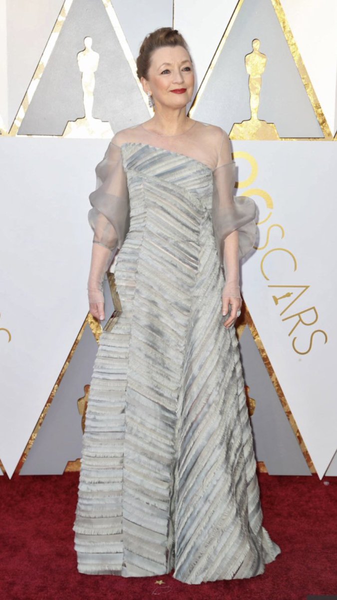 LisaMcGrillis's tweet photo. My hero and friend #LesleyManville does everything with grace and style and absolute class. I want to be like her when I grow up #Oscars https://t.co/TPbcXdhjqk