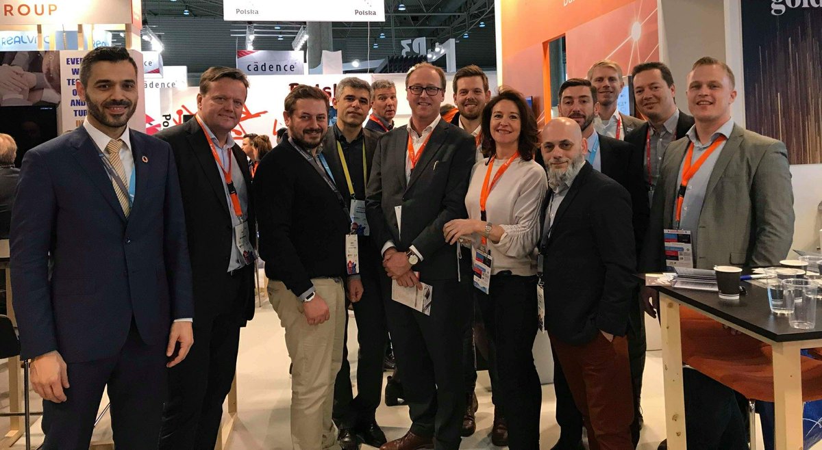Greek delegation on full networking and business mode, meeting Dutch delegation and companies… #mwc18 #greecescalesup #greecemwc #greece #Holland #networking #innovation #business #Barcelona