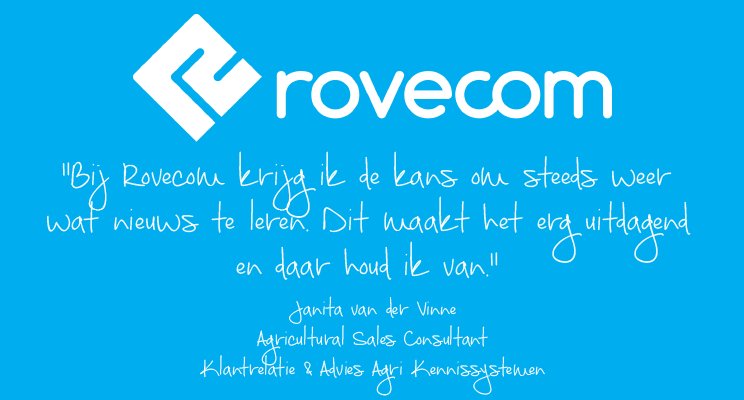 Collega Janita vertelt:  "Bij Rovecom krijg ik de kans om steeds weer wat nieuws te leren. Dit maakt het erg uitdagend en daar houd ik van."     #klantrelatie #advies #leukebaan #vacature #productmanager#startersfunctie #hoogeveen #software ow.ly/5Wfp30iFh5s