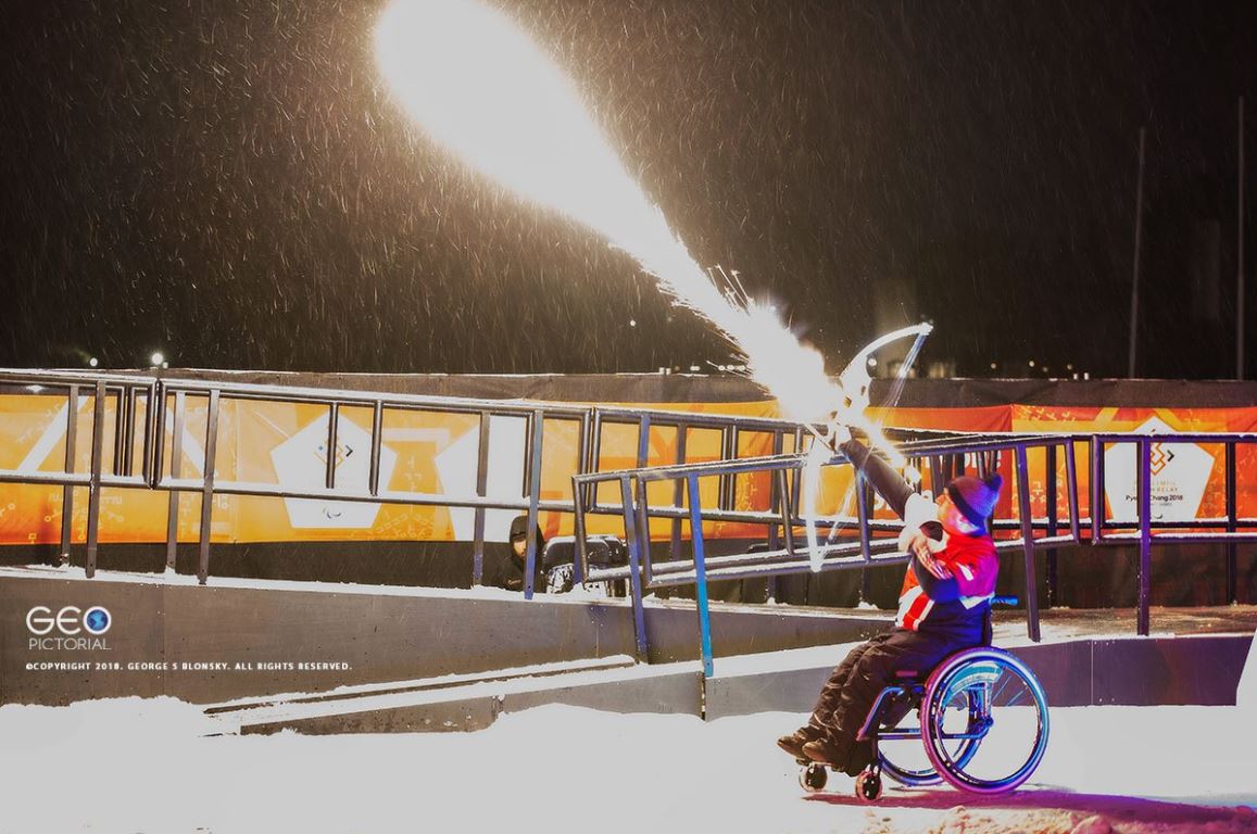 walktheplank's tweet photo. Thrilled to be part of creating the #HeritageFlame @ParalympicsGB lighting ceremony at Stoke Mandeville. Well done to our team for making it happen! See here archer Paul Browne with our pyro bow and arrow (Photo @geopictorial) https://t.co/vA8YhulpJr