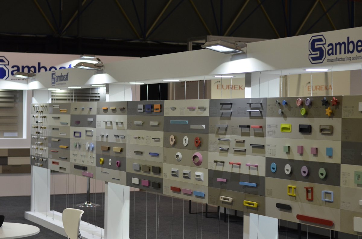 sambeat_cv's tweet photo. We have a vast array of furniture fitting and accessories solutions. Today you can see our Handles panel at #Maderalia2018 in Valencia. https://t.co/d9NilHIJEE
