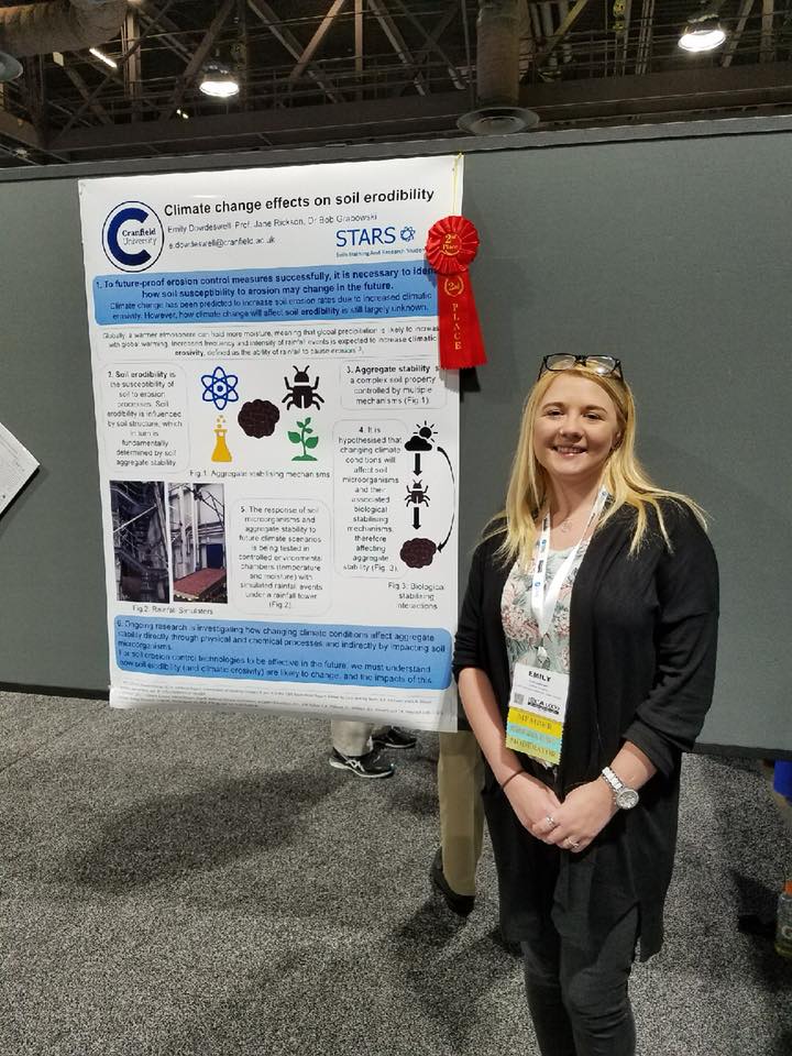 EDowdeswell's tweet photo. Recently attended #IECA2018 Great event, loads of interesting talks &amp; incredibly friendly atmosphere - I even managed to win 2nd prize for my poster! #phdchat #scicomm https://t.co/GxvTcNAfSX