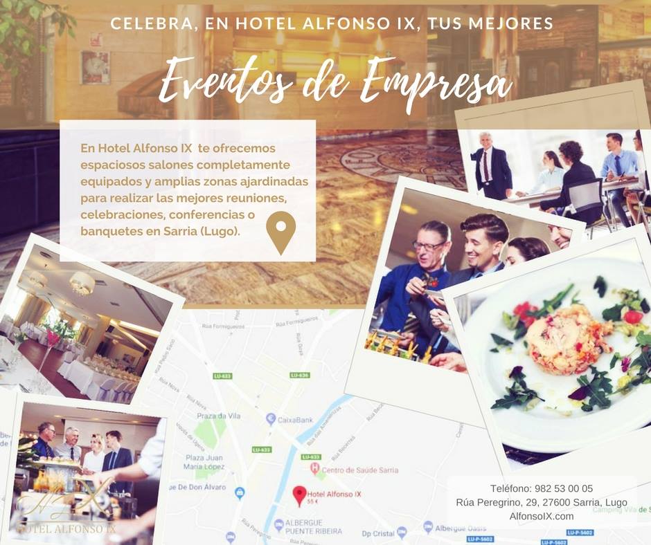 AlfonsoIXSarria's tweet photo. Somos expertos en la organización de #eventos de #empresa en #Sarria (#Lugo). Descubre todo lo que podemos ofrecerte.
https://t.co/zzfuXthzaB
Tlf. 982 53 00 05 https://t.co/CczxTBxpQn