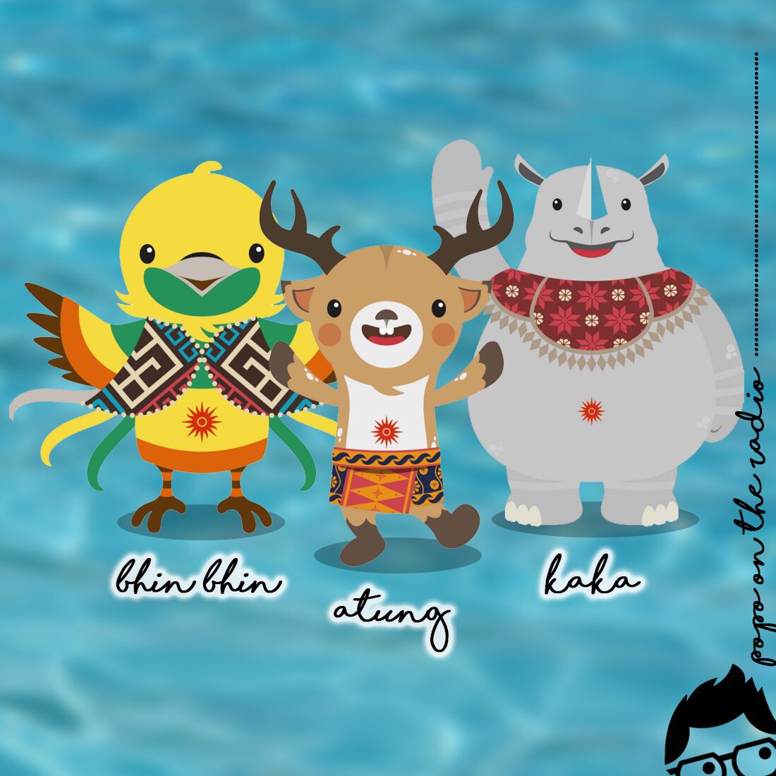 Udah pada tau belum soal maskot Asian Games kali ini? Jadi ada 3 maskot. Bhin-bhin (burung Cendrawasih) sebagai simbol strategi. Atung (rusa Bawean) sebagai simbol kecepatan, dan Kaka (badak bercula satu) sebagai simbol kekuatan. Gemas ya!

#POTR #GaraGaraPopo #AsianGames2018