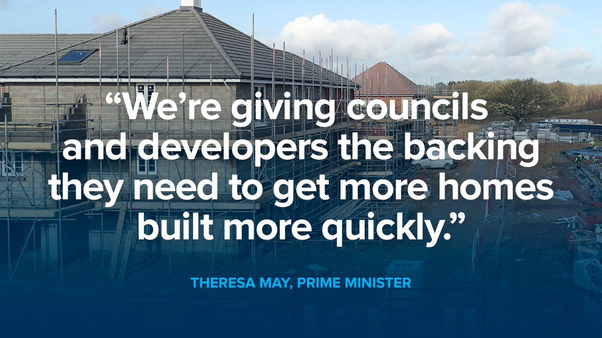 LoughboroBlue's tweet photo. Strong commitment from Government to use all tools available to get builders and councils to build homes. https://t.co/G1Uyz5sFA1