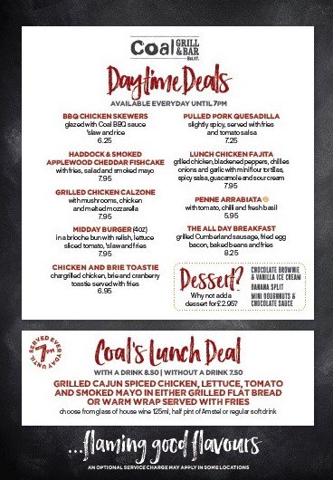 coalkitchenuk's tweet photo. Hello #Basingstoke Come and join to us for lunch... from £6.25.. @coalgrillandbar @FestivalPlace #goodbargain #lunch https://t.co/OqXP7Vllwn