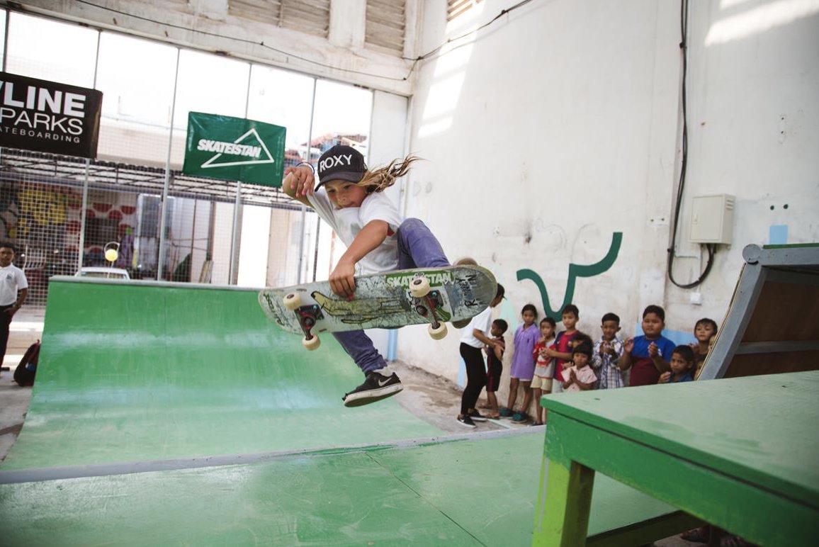 BeyondSport's tweet photo. Beyond Sport Award winners @Skateistan, who empower children and youth through skateboarding and education, have launched a new Skate School in Phnom Penh, Cambodia! https://t.co/t9ELqh62K6 https://t.co/hOucqkGVpW