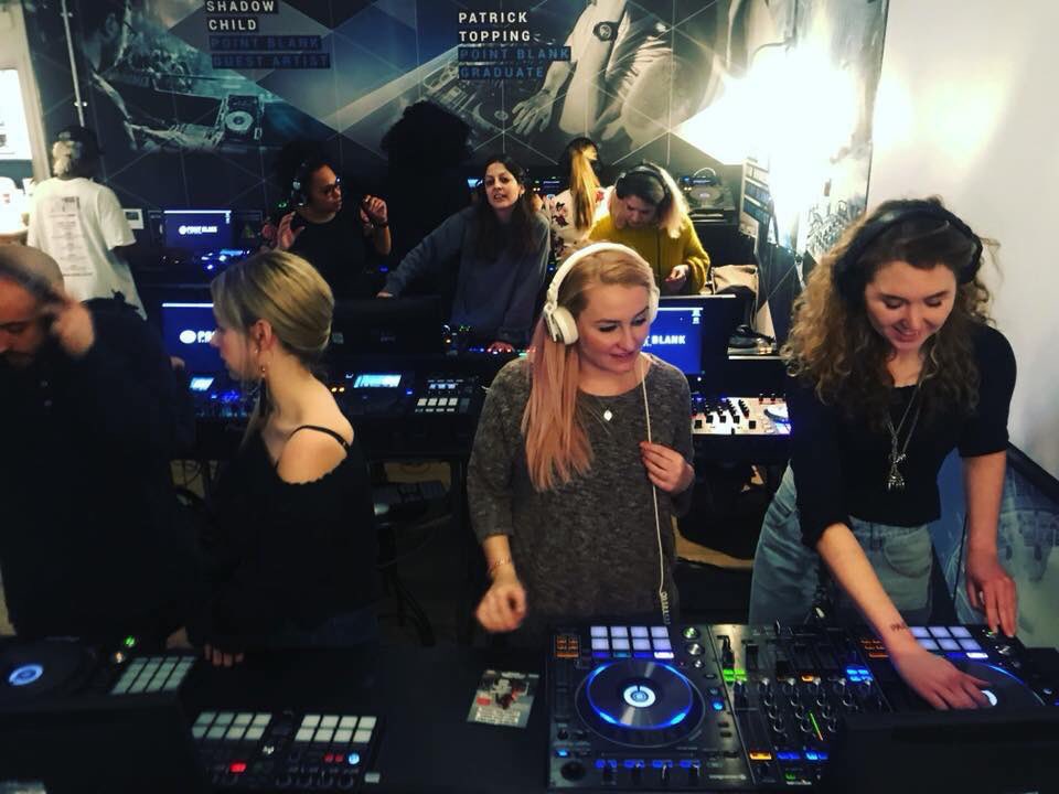 International Women's Week has started with a BOOM BOOM ka BOOM thanks to <a href="/Point_Blank/">pointblank music school</a> DJ / production workshops yesterday - can't describe how happy it made me spend a day channel my energies though beats! 🎧🎶✊️#iwd2018
