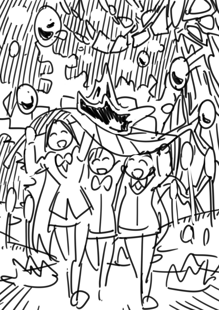 2巻表紙ラフ案色なし②
#雨天の盆栽 