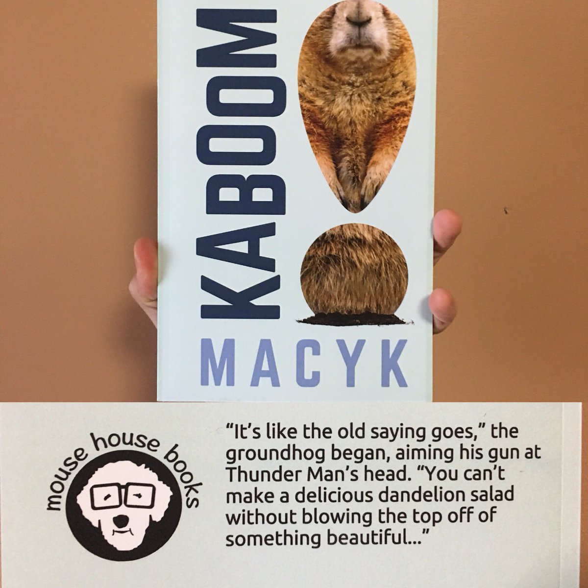 technolovegy's tweet photo. so excited to start this beaut by @MarkMacyk #thunderman #hilarious #author https://t.co/AhrojHqZvP