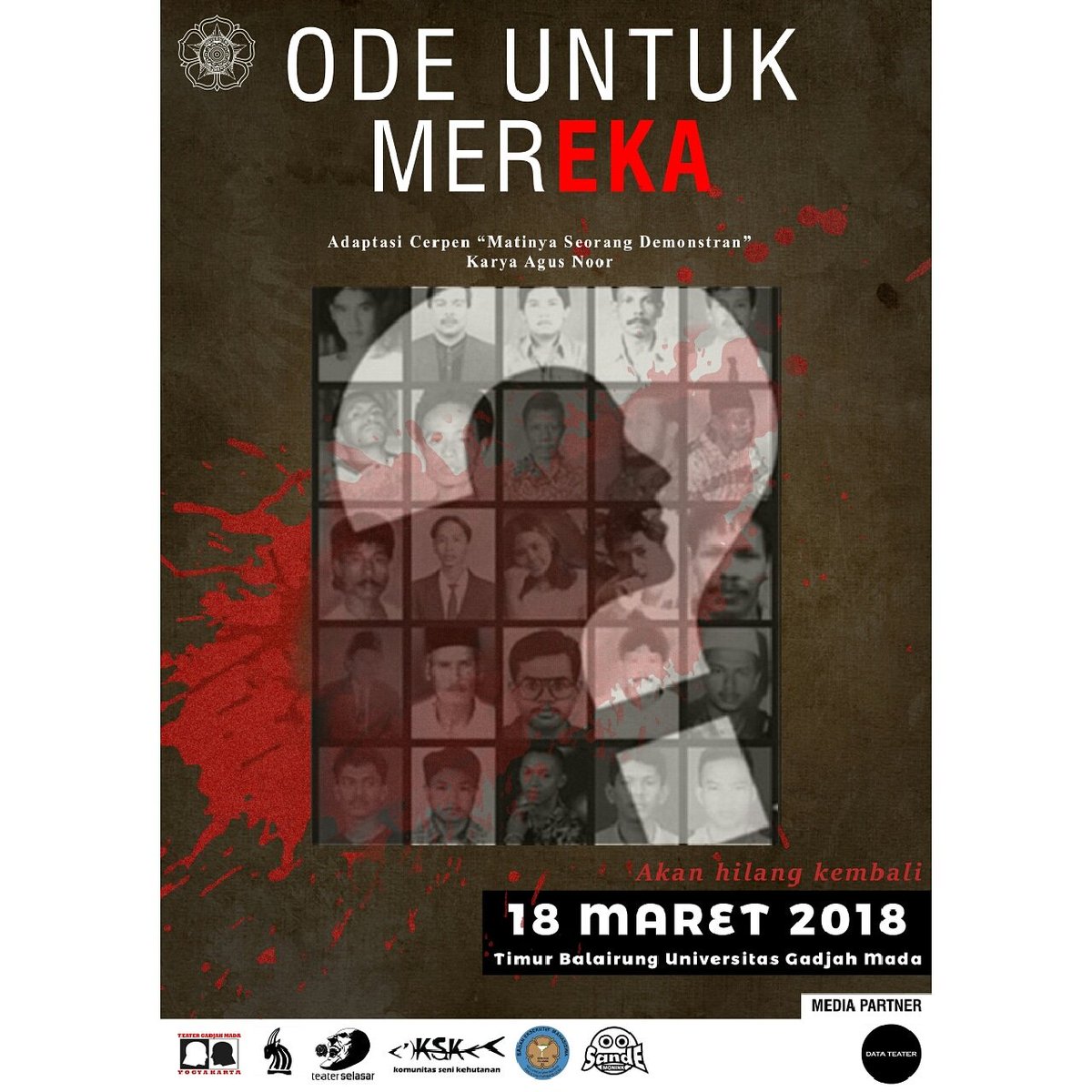 "Dalam perjuangan ada yang menggerakkan, dan ada yang memikirkan. Aku memilih yang kedua, yaitu memikirkan. Mimbar dan panggung itu godaan. Banyak yang tampil di mimbar hanya ingin mendapatkan sebanyak mungkin tepuk tangan. Begitu turun panggung, mereka lupa dengan -