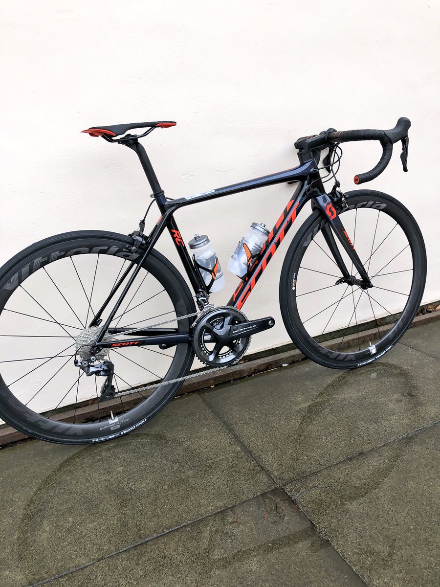 One of our team bikes for 2018 <a href="/bikeonscott/">SCOTT Bike</a> Addict RC <a href="/VITTORIATYRESUK/">VITTORIATYRESUK</a> and wheels