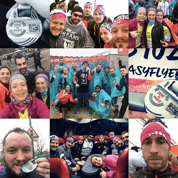 easyflyer's tweet image. Après 13 semaines de préparation, le jour J, c'était hier ! 13 aventuriers se sont présentés à la ligne de départ du @SemiParis. 
Bravo à eux et maintenant place au groupe 2 pour qui va affronter le chrono sur 10km avec Les Boucles du Parc Floral 
#running