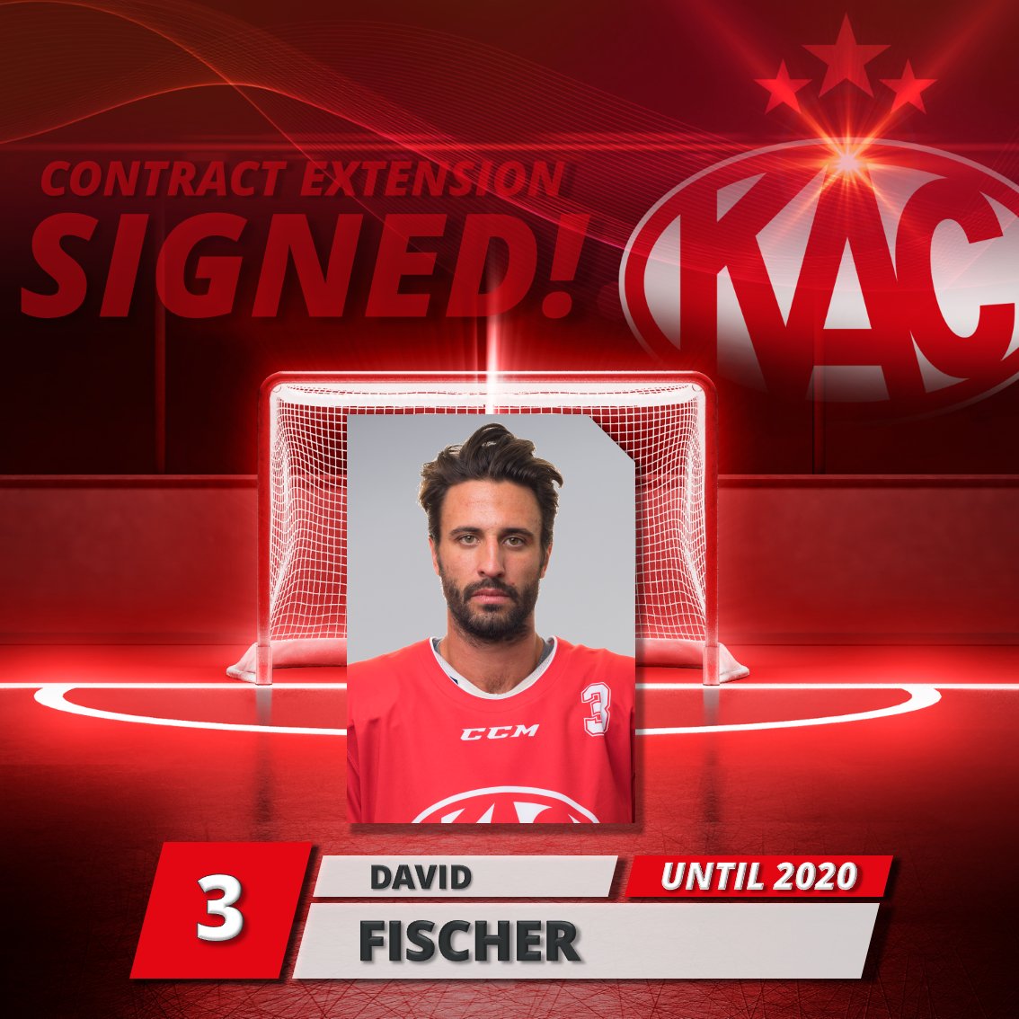 David Fischer #signed! #Rotjacken #EBEL #EBELtransfers