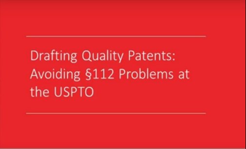 LexisNexisIndia's tweet image. This on-demand webinar discusses best practices for filing a robust application to avoid §112 rejections and associated problems.

Watch now @ bit.ly/2FeY4gA

Register Now for #LexisNexisIP Solutions @ bit.ly/2ka10nk

#LexisNexisIPSolutions