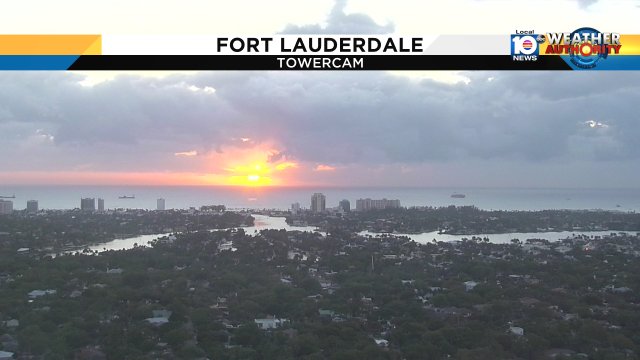 Check out this beautiful sunrise from Fort Lauderdale. Watch local10 for more. https://t.co/8Ox0Jq6qTT
