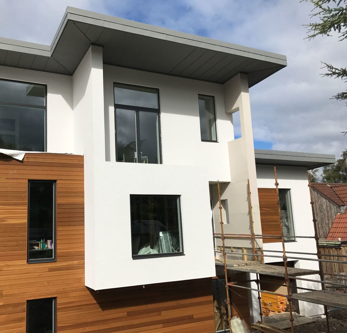 allan_corfield's tweet photo. Have a look at the recent pictures with the progress of this contemporary style #SIPs home in Edinburgh. #SelfBuild #HBRshow17 @MyHomebuilding https://t.co/a33Mp4Lf0M https://t.co/4hzyfUGMGn