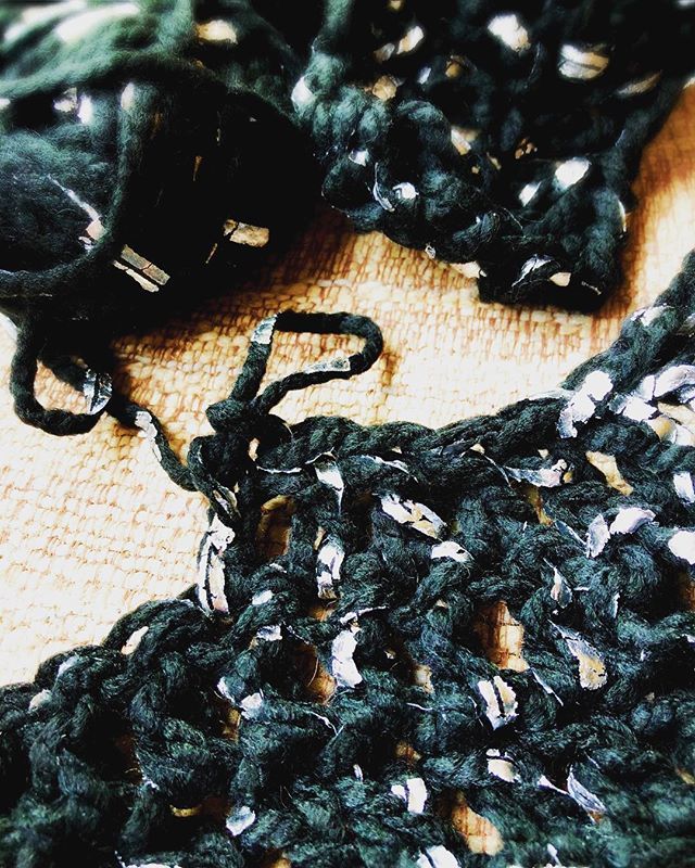 maryslocalmarke's tweet photo. Found this!...black & silver yarn! πβ€οΈπ ....#coldcountryboutique #crochetscarf #beautifulscarf #touchofsilver #coldcountrycrochet #boutiquecrochet #crochetersofinstagram #crochetaddict #crochet #handmade #madebyme #neckcowl #craftsforsale #madeintheuβ¦ https://t.co/OZXjY04hFG https://t.co/RpajVbMIll