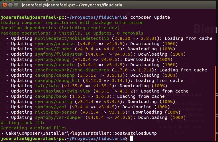 WebmasterCamejo's tweet photo. Upgrading to #cakephp 3.5.13 with #composer #php https://t.co/b8fs689kv1