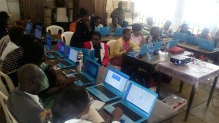 Microsoft office 365 training held at Murang'a primary.Empowering teachers to use Windows 10 and office 365 #Empower #digitalliteracy