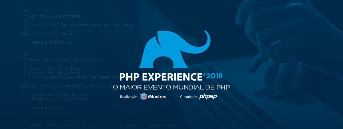 DaniMonteiroDBA's tweet image. Today starts #PHPExperience !!! I&apos;m anxious! 
My lecture will be tomorrow!