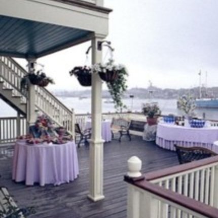 While this space now has an awning to protect from heat and rain, the view is still the same. #harborhouse #gloucesterma #gloucesterevents #babyshower #engaged #catering #ido #theknot #transform #eventplanning #reception #gala #VENUE #weddingvenue #newlyweds  #cocktailhour