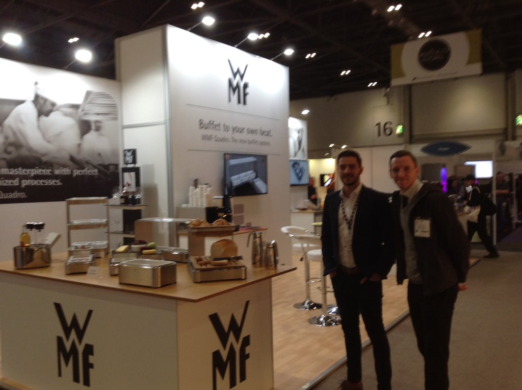 eatdrink_sleep's tweet photo. At stand 2440 with @wmfuk for #hotelympia18 https://t.co/eCYEStRFqt
