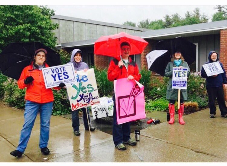Yes4SB's tweet photo. Get out and vote TOMORROW! Remember last June! Keep outsider-supported, anti-teacher, anti-administration candidates off the school board! Support our teachers and schools ... VOTE!!! https://t.co/PwCaqJe4Zh