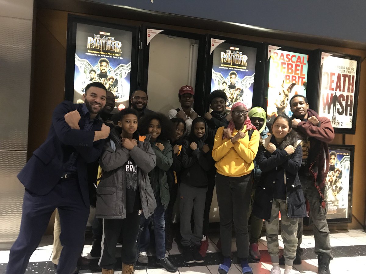 Weekend fun with <a href="/PASSNYCorg/">PASSNYC</a> ! #WakandaForever #NYC