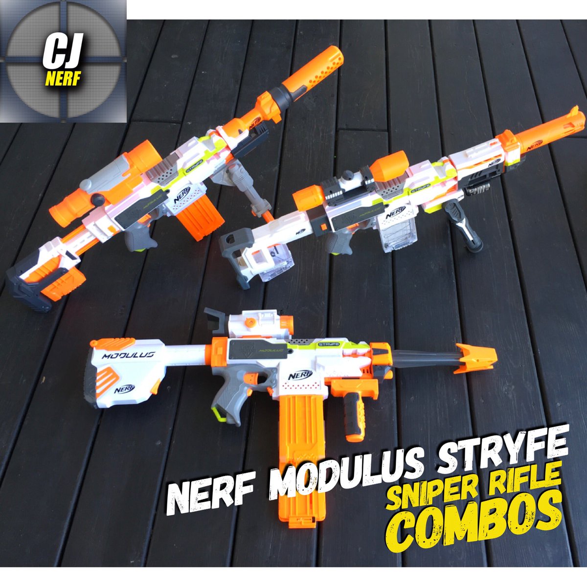 NERF COMBOS  SNIPER EDITION! 