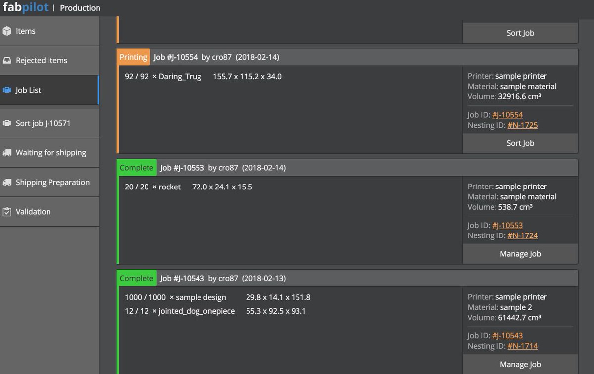 teamfabpilot's tweet image. Is your #3DPrinting process scalable? New #3Dprinters or post-processing options can jeopardize your process if you don&apos;t have the right #3DPrintingSoftware to manage it all. #Fabpilot gives you end-to-end cloud-based management of your production lab. buff.ly/2FSxb2X