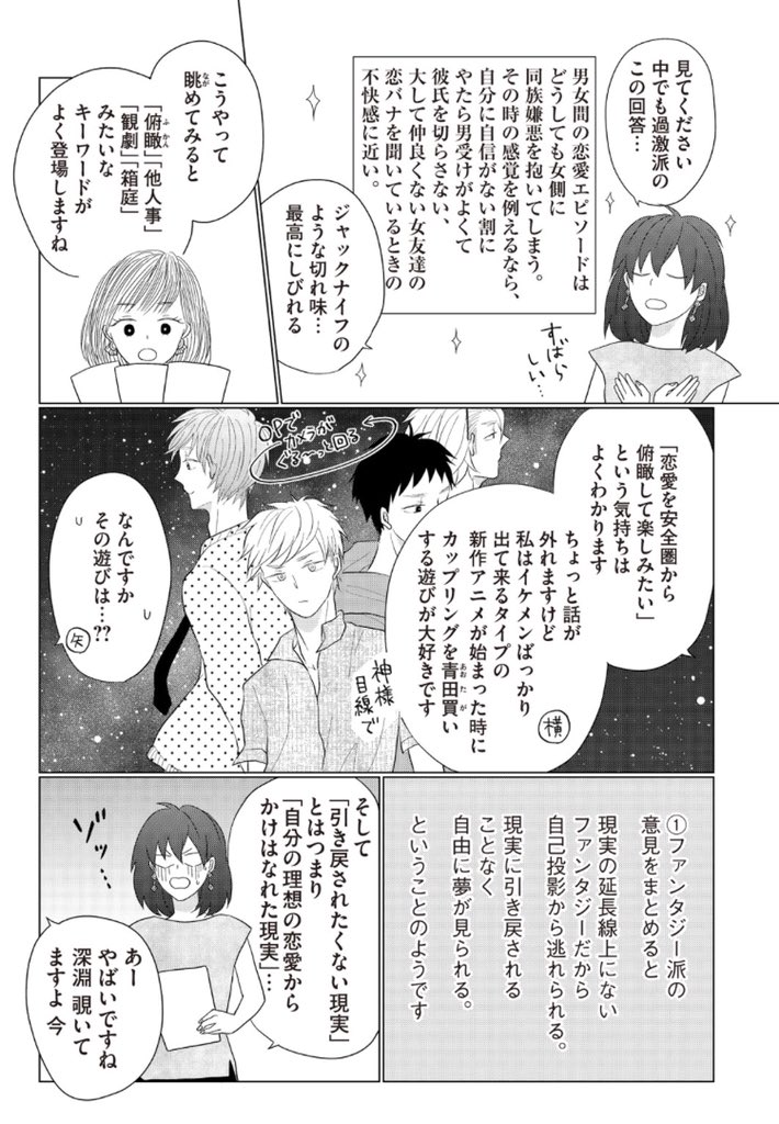 みんなーーー!!!!コミックDAYSさんでチラ裏描き散らし漫画「ボーイズラブ藪の中概論」の連載が始まりましたのでよろしくお願いします!!!!
第1話は文字ばっかりで頭爆発しそうですが段々マシになりますのでよろしくお願いします!!肩に力が!!!入りすぎです!!!
https://t.co/sm8uIzVzZS 