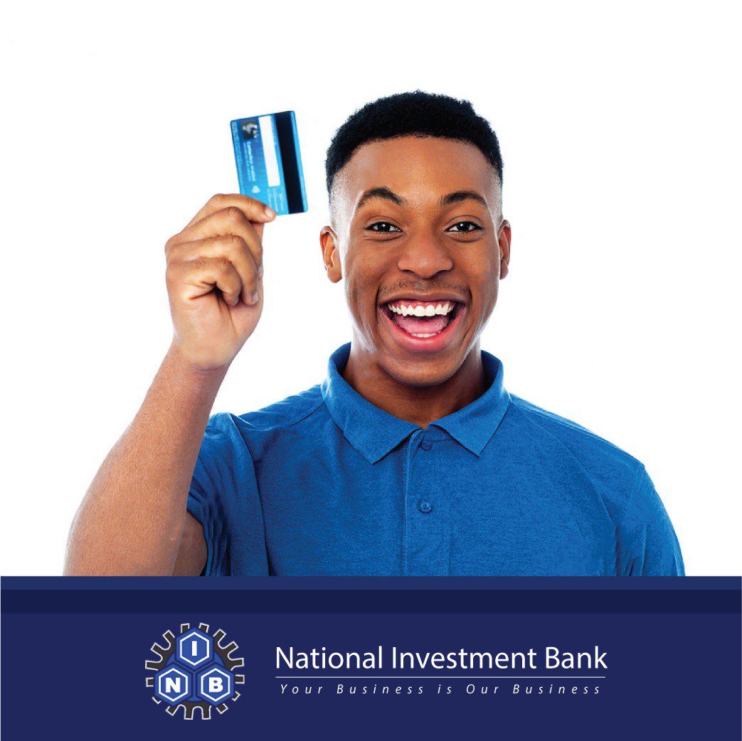 NIBGHANA's tweet photo. Make your purchases smarter and more convenient. Get yourself an NIB debit card now! https://t.co/GCdpW5jOkg