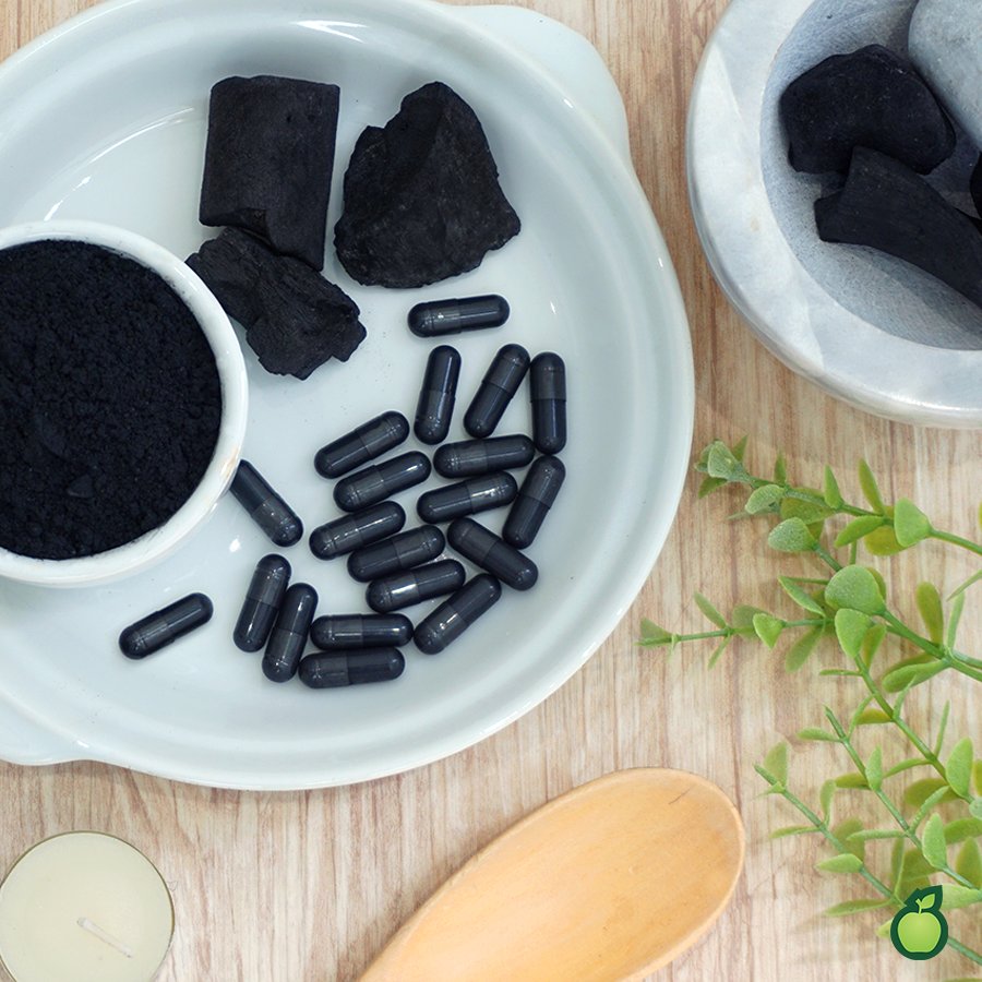 Counteract daily exposures to toxins with activated charcoal - one of the finest natural adsorbent agents that help alleviate gas and bloating. 
Each particle contains small chambers and cavities that "capture" unwanted materials and gas. 🍏 
#HealthyOptionsPH