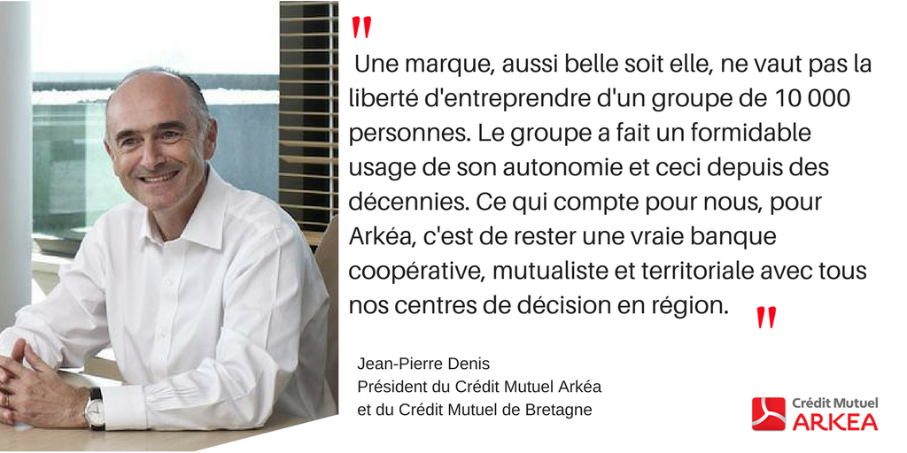 cmarkea's tweet photo. Jean-Pierre Denis, Président du @cmarkea : "Ce qui compte, c'est de rester une  vraie #banque coopérative, mutualiste et territoriale avec tous nos  centres de décision en région" https://t.co/5qllWp8chi https://t.co/w6le9Vzxbv