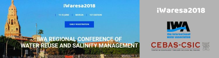 aguaresiduales's tweet photo. @iwaresa2018  Conferencia sobre reutilización de agua y gestión de la salinidad en junio en Murcia https://t.co/GiwE2IcSe8 https://t.co/FsgdWG6PQo