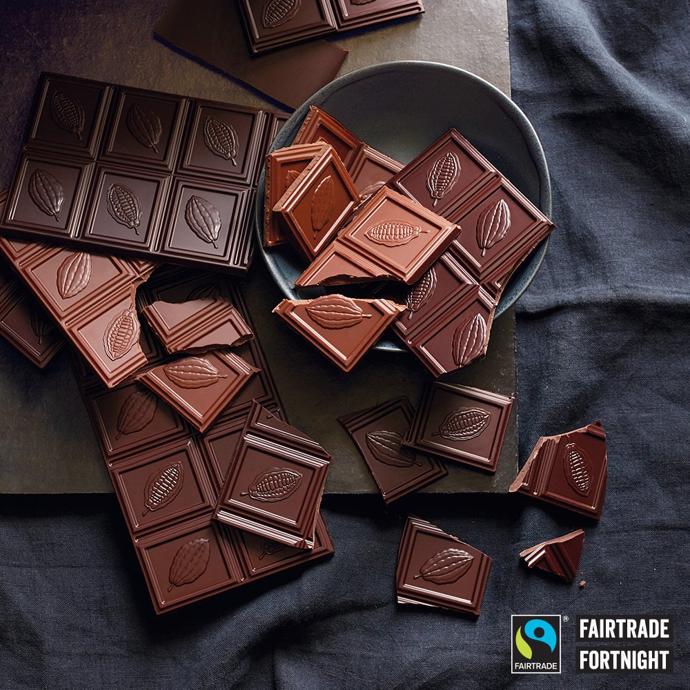 waitrose's tweet photo. Join us as we celebrate #FairtradeFortnight in #CanaryWharf on 7 March for a Divine chocolatier tasting experience. Learn about the history of Divine’s #Fairtrade chocolate and the process of bean-to-bar. Book now: https://t.co/BECRLEDNAb https://t.co/qJG7EVyEQQ