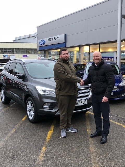 Thanks again to David Murphy for the purchase of your Kuga, enjoy your vehicle from all at M53 FORD