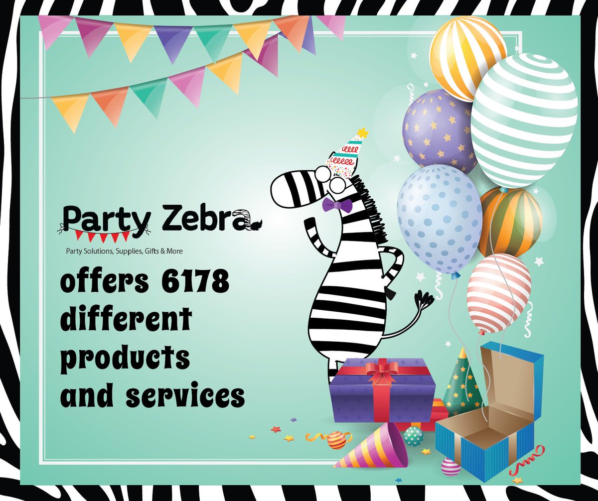 PartyZebra_PZ's tweet photo. Wow! How cool are we! Get customized party solutions.
call:9999361267
#party #partysolutions #partyplanners #partydecorators #gifts #onlineshopping
#Online #giftideas #gifts https://t.co/6G6WKtIFkm