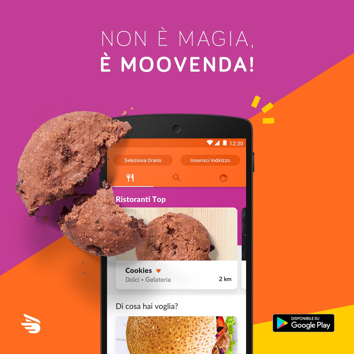 moovendapp's tweet photo. 🔥 Big news! Diamo il benvenuto all'app Android di Moovenda 😍

📲  Scarica subito l’app ➡️  https://t.co/O3kPYGl5oL

Da oggi tutti i piatti che ami sono nelle tue mani.
Non è magia, è Moovenda! 🍔 https://t.co/tAmei2tOsy