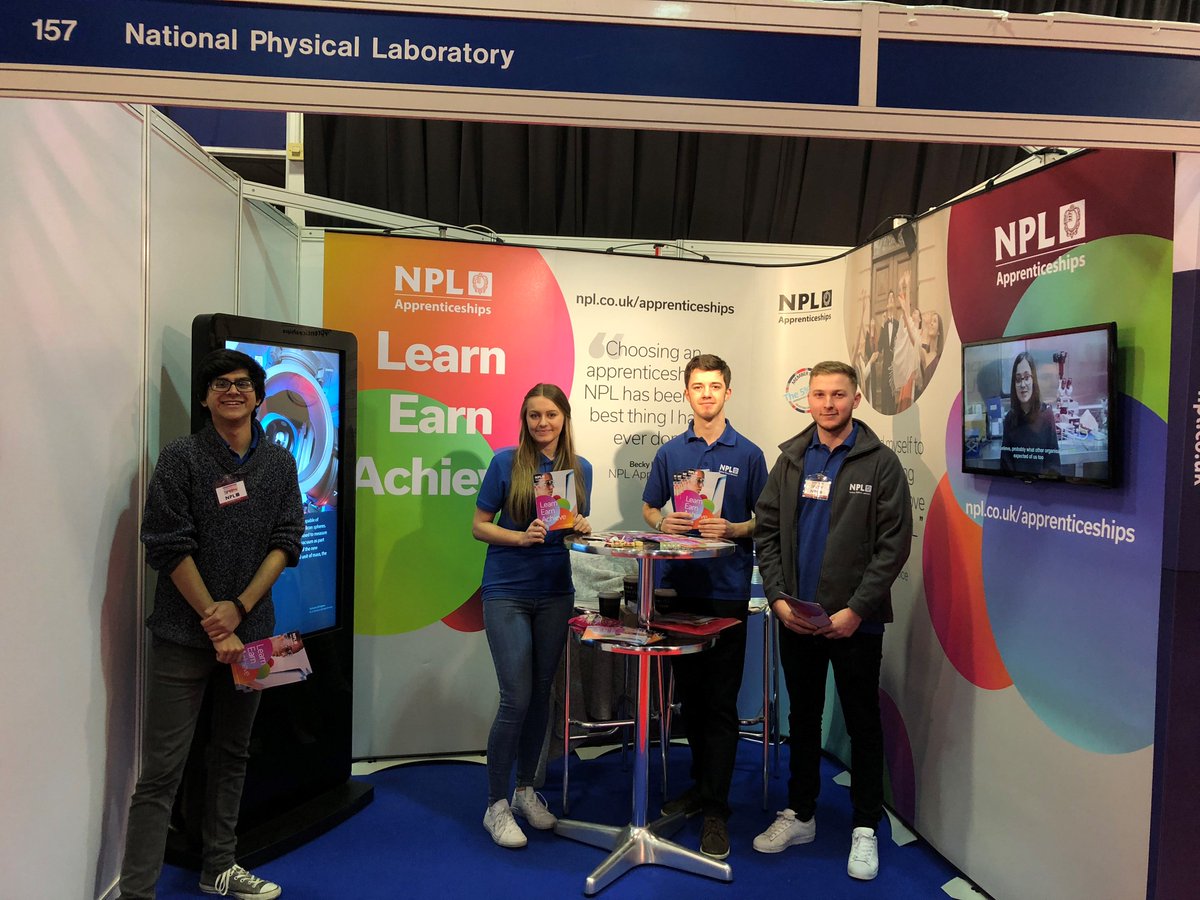 If you're at the National #Apprenticeship Show today, come visit us on stand 157 &amp; learn about how you could work alongside world-leading experts #GetInGoFar #LearnEarnAchieve #NAW2018