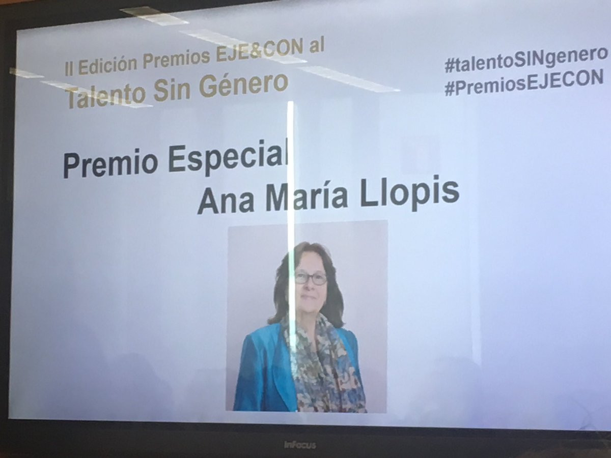Emocionada de escuchar a <a href="/anamariallopis/">ana maria llopis</a> . <a href="/AsocEyC/">EJE&CON</a> premio extraordinariamente escogido!