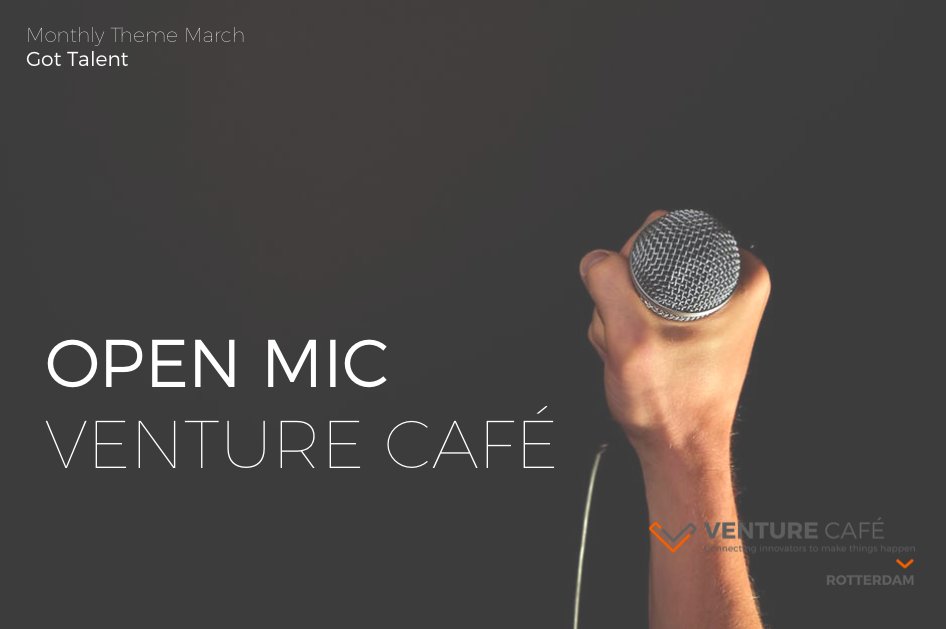 On March 8th, Venture Café is the stage that you have been looking for!

We are giving YOU the opportunity to create the program for the night, so Thursday is your time!

Find out more here: bit.ly/2oHGBai
