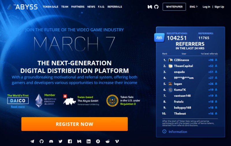 TokenGuru's tweet photo. The Abyss Review - Next-generation digital distribution platform @theabyss #ICO #tokenguru
https://t.co/mtQ6zSJoKT https://t.co/1npVPvTo8D
