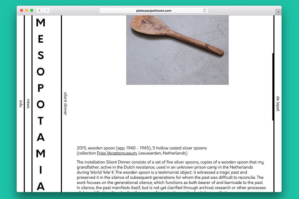 Display_Hooray's tweet photo. #PieterPaulPothoven's new website, fresh out of the code editor. 💻
✏️ Designed by #DisplayHooray ✏️
#pretty #peculiar #praiseworthy #polished #practical #ppp
🔗 https://t.co/yAA3MaWBQZ 🔗 https://t.co/A8R6pM0HhH
