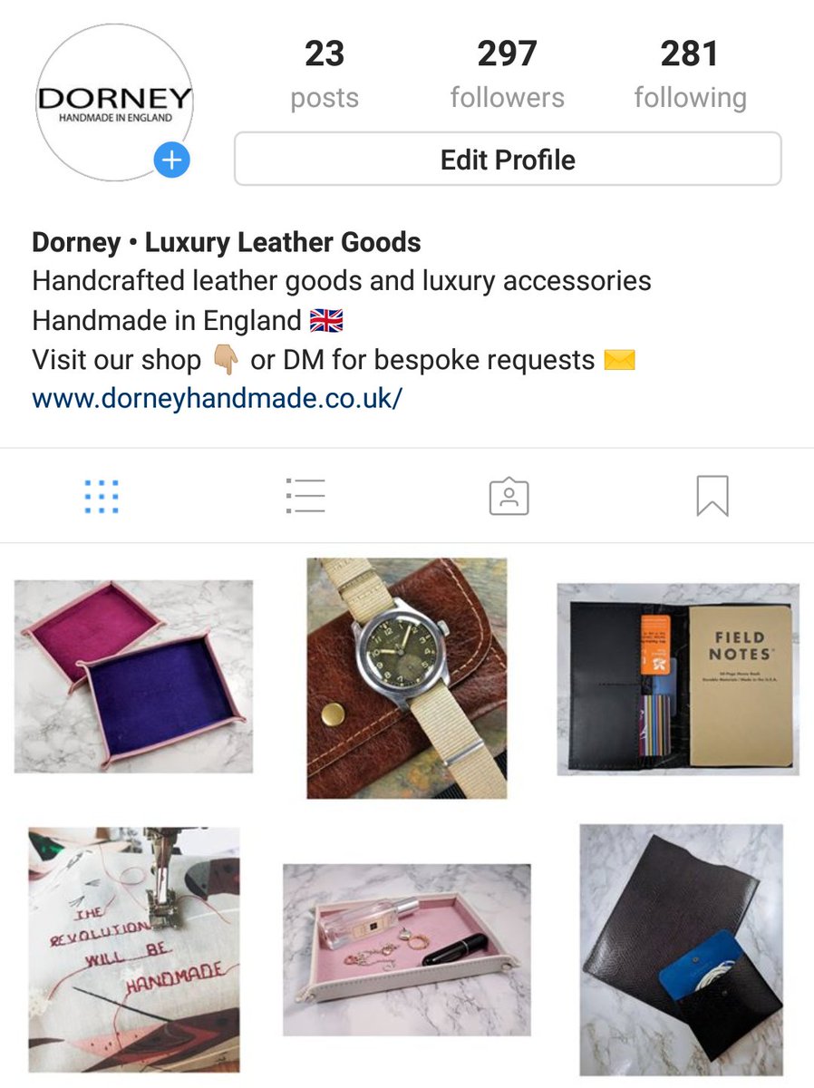 Dorney Leather Goods tweet media