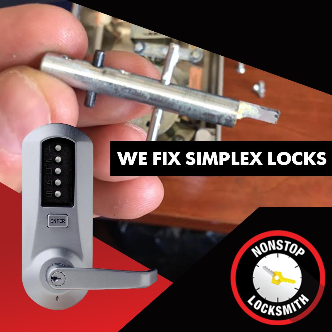 NonStopLocks's tweet photo. Here at Nonstop Locksmith we fix Simplex Locks! https://t.co/G8CY8hgcet 312-929-2230  #Chicago #Locksmith #24HourLocksmith #LocksmithinChicago #Security #Locksmiths #Emergency #Residential #Commercial #Automotive #NONSTOPLocksmith #BestLocksmithofChicago#SimplexLocks https://t.co/TVK6ft3pbj